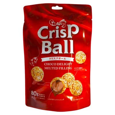 クリート　クリスプボール　チョコレート味　80ｇ