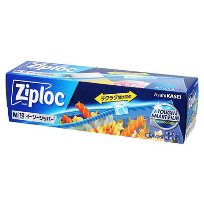 旭化成　ジップロック　イージージッパーＭ　１０枚入