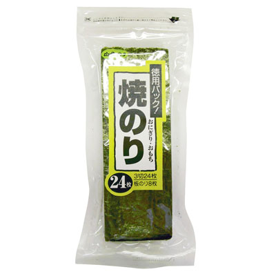 白子　焼のりおにぎりのり３切２４枚