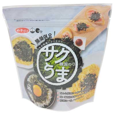白子のり サクうま韓国のり 30g