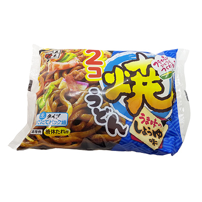 五木食品 2コ焼うどん しょうゆ味 396g