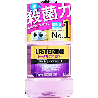 薬用リステリン トータルケアゼロプラス ノンアルコール クリーンミント味  1000ml