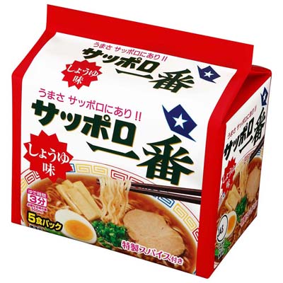 サッポロ一番　しょうゆ味　5食パック