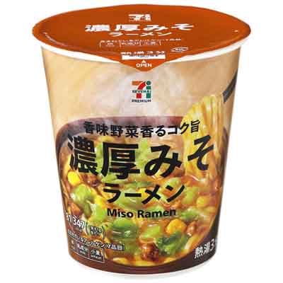 セブンプレミアム　濃厚みそラーメン　８１ｇ
