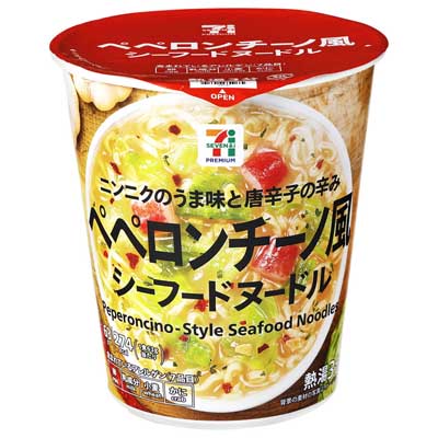 セブンプレミアム　ペペロンチーノ風シーフードヌードル　６３ｇ