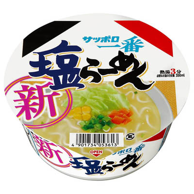 サンヨー　サッポロ一番　塩らーめんどんぶり　７５ｇ