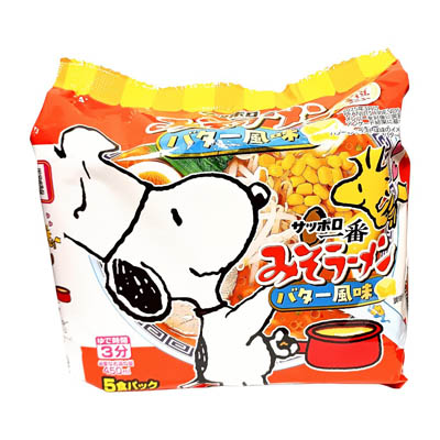 サンヨー　みそラーメン　バター風味　5食