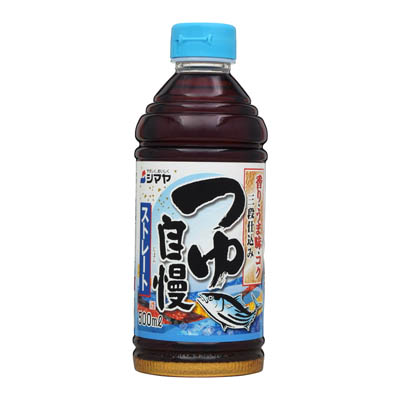 シマヤ　つゆ自慢　ストレート　500ｍｌ