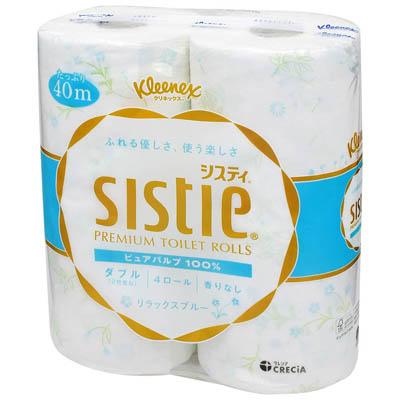 クリネックス システィ リラックスブルー ダブル 4ロール