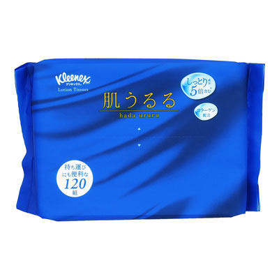 クリネックス 肌うるる ソフトパックローションティシュー 120組×1個