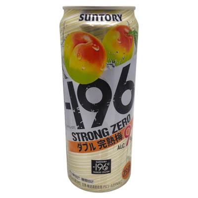 サントリー -196 ストロングゼロ ダブル完熟梅 500ml