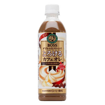 サントリー ボスとろけるカフェオレ 500ml