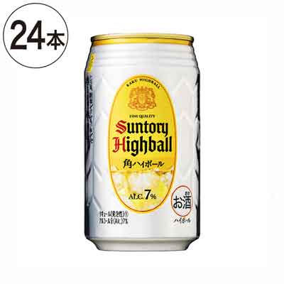 【ｹｰｽ販売】サントリー　角ハイボール　350ml×24本