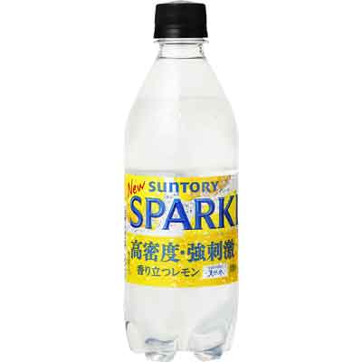 サントリー 天然水スパークリング 香り立つレモン 500ml