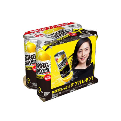 -196℃ストロングゼロダブルレモン500ml×6缶