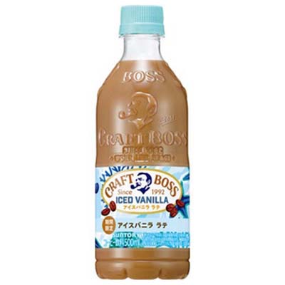 サントリー クラフトボスアイスバニララテ 500ml