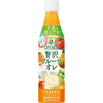サントリー  カフェベース 贅沢フルーツオレ 340ml