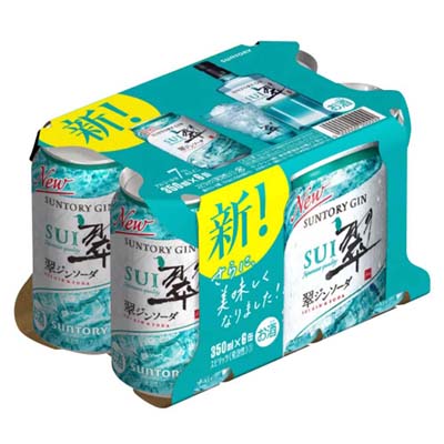 サントリー　翠ジンソーダ　350ｍｌ×6缶