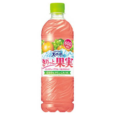 サントリー　きりっと果実　ピンクグレープフルーツ＆マスカット　６００ｍｌ