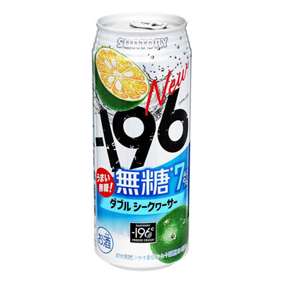 サントリー　-196無糖　ダブルシークヮーサー　500ｍｌ