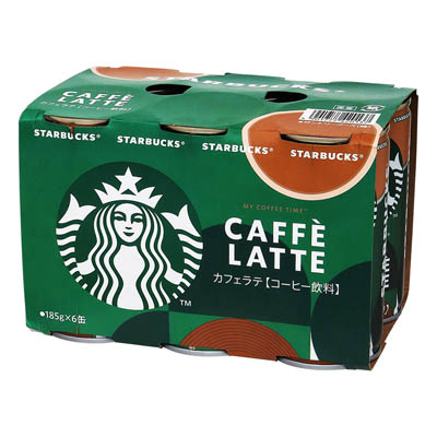 サントリー スターバックス カフェラテ 185g×6缶パック