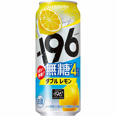 サントリー -196無糖 ダブルレモン 4% 500ml