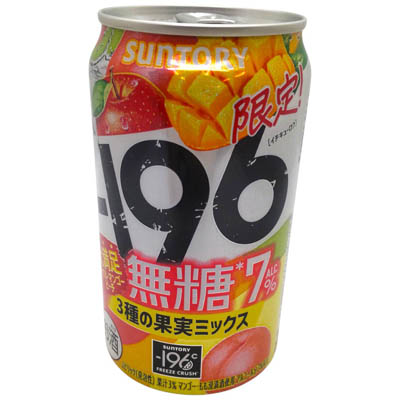 サントリー -196無糖 3種の果実ミックス 350ml