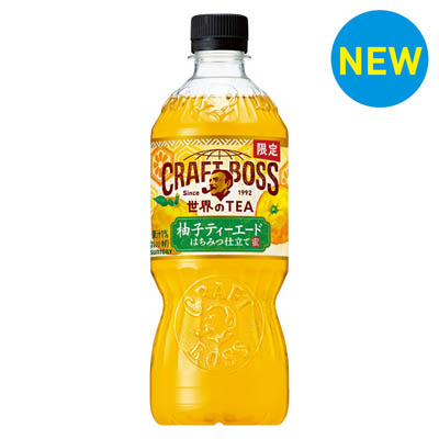 サントリー クラフトボス 世界のTEA 柚子ティーエード 600ml