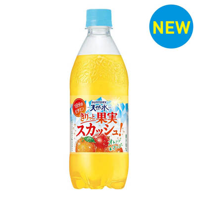 サントリー天然水　きりっと果実スカッシュ！オレンジ＆マンゴー　500ｍｌ