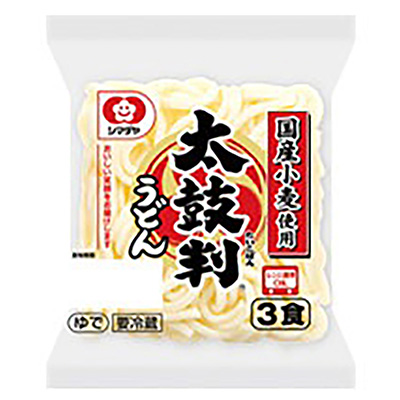 シマダヤ 太鼓判玉うどん 3食