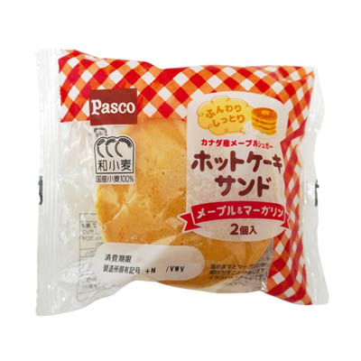 パスコ　ホットケーキサンドメープル＆マーガリン