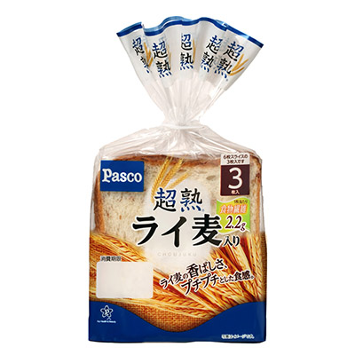 パスコ超熟ライ麦入り３枚