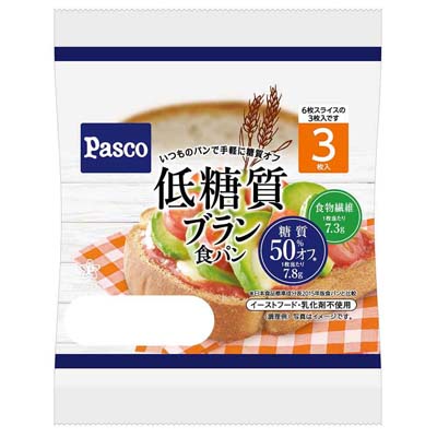 パスコ 低糖質ブラン食パン3枚