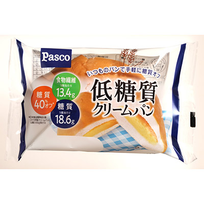 パスコ　低糖質クリームパン