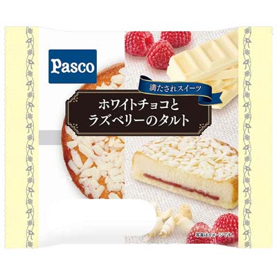 パスコ　ホワイトチョコとラズベリーのタルト