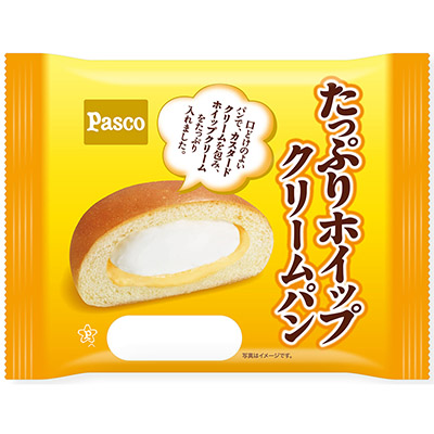 パスコ　たっぷりホイップクリームパン