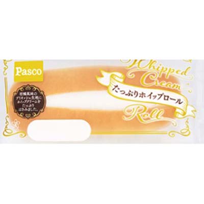 パスコ　たっぷりホイップロール