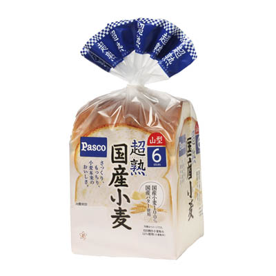 パスコ 超熟国産小麦 山型 6枚