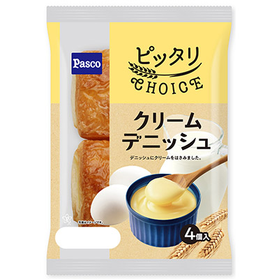 パスコ　クリームデニッシュ４個入