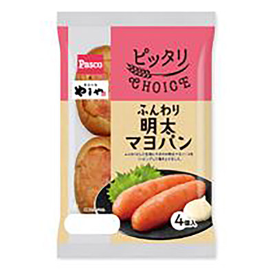 パスコ　やまやふんわり明太マヨパン４個入