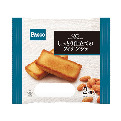 パスコ　しっとり仕立てのフィナンシェ　２個入