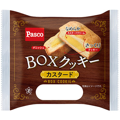 パスコ　ボックスクッキーカスタード