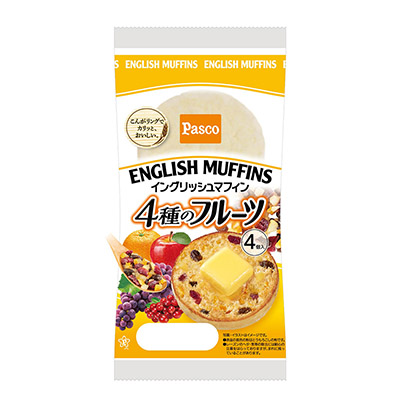 パスコ　イングリッシュマフィン４種のフルーツ