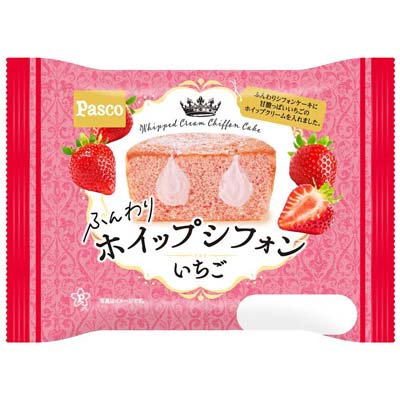 パスコ　ふんわりホイップシフォンいちご　１個