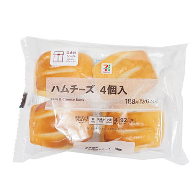 セブンプレミアム　ハムチーズ　4個入