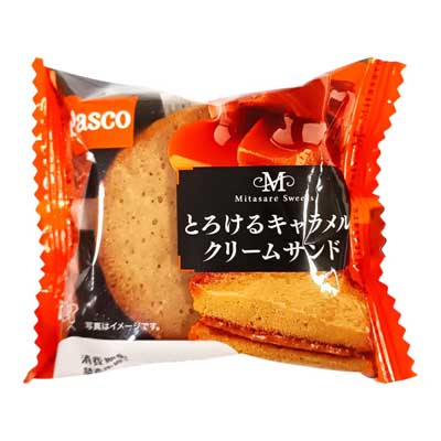 パスコ　とろけるキャラメルクリームサンド