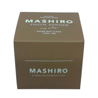 MASHIRO　薬用ホワイトニングパウダー　ザクロミント　30ｇ