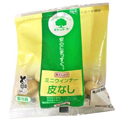 グリーンマーク　皮なしミニウインナー