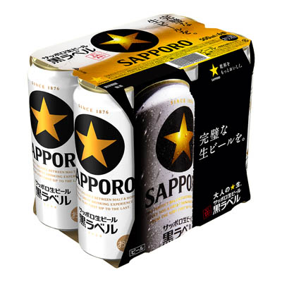 サッポロ　黒ラベル５００ｍｌ６缶