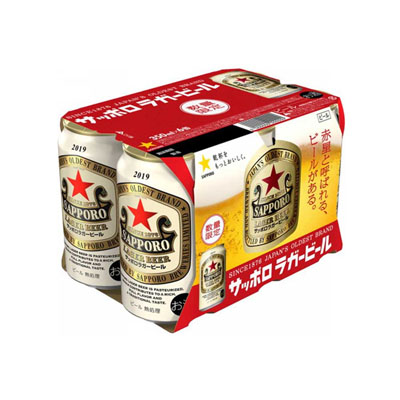 サッポロラガービール３５０ｍｌ×６缶